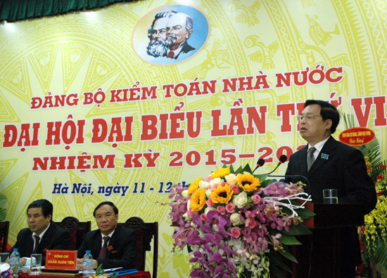 Đại hội Đảng bộ Kiểm toán Nhà nước lần thứ VI, nhiệm kỳ 2015 – 2020